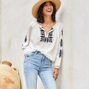 Karen Kane Peasant Blouse